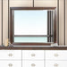 AICO Belmont Place Wall Mirror in Espresso - Bargain Furniture (Detroit, MI)