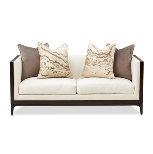 AICO Furniture Belmont Place Loveseat in Espresso - Bargain Furniture (Detroit, MI)