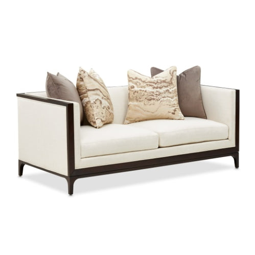 AICO Furniture Belmont Place Loveseat in Espresso - Bargain Furniture (Detroit, MI)
