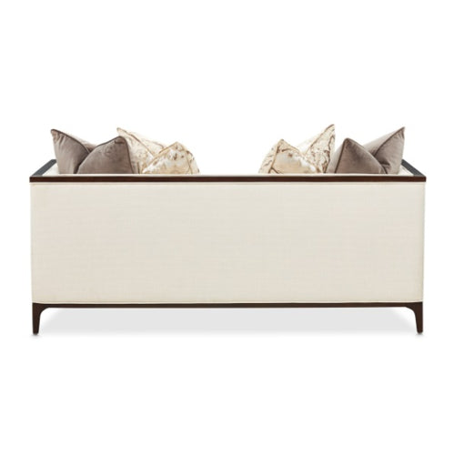 AICO Furniture Belmont Place Loveseat in Espresso - Bargain Furniture (Detroit, MI)