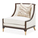 AICO Furniture Belmont Place Accent Chair in Espresso - Bargain Furniture (Detroit, MI)