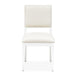 AICO Furniture Palm Gate Side Chair (Set of 2) in Cloud White - Bargain Furniture (Detroit, MI)