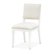 AICO Furniture Palm Gate Side Chair (Set of 2) in Cloud White - Bargain Furniture (Detroit, MI)