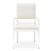 AICO Furniture Palm Gate Arm Chair (Set of 2) in Cloud White - Bargain Furniture (Detroit, MI)