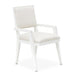 AICO Furniture Palm Gate Arm Chair (Set of 2) in Cloud White - Bargain Furniture (Detroit, MI)
