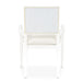 AICO Furniture Palm Gate Arm Chair (Set of 2) in Cloud White - Bargain Furniture (Detroit, MI)