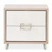 AICO Furniture Palm Gate Nightstand in Clay - Bargain Furniture (Detroit, MI)