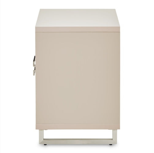 AICO Furniture Palm Gate Nightstand in Clay - Bargain Furniture (Detroit, MI)