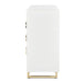 AICO Furniture Palm Gate Dresser in Cloud White - Bargain Furniture (Detroit, MI)