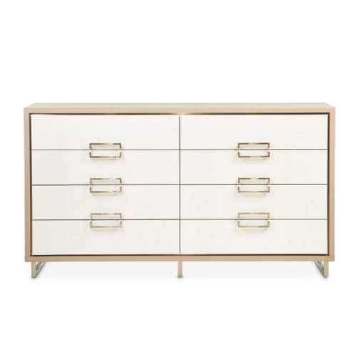 AICO Furniture Palm Gate Dresser in Clay - Bargain Furniture (Detroit, MI)