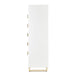 AICO Furniture Palm Gate 6 Drawer Chest in Cloud White - Bargain Furniture (Detroit, MI)