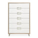 AICO Furniture Palm Gate 6 Drawer Chest in Clay - Bargain Furniture (Detroit, MI)