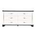 AICO Furniture Tuxedo Dresser in Piano Keyboard - Bargain Furniture (Detroit, MI)