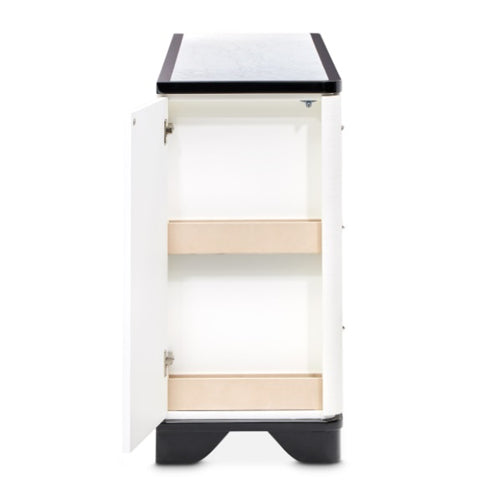 AICO Furniture Tuxedo Dresser in Piano Keyboard - Bargain Furniture (Detroit, MI)
