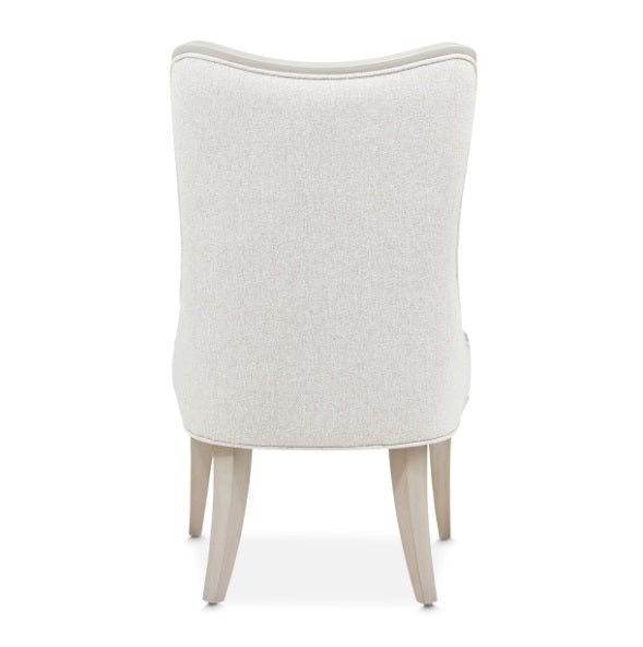 AICO Furniture St. Charles Dining Side Chair (Set of 2) in Dove Gray - Bargain Furniture (Detroit, MI)