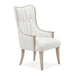 AICO Furniture St. Charles Arm Chair (Set of 2) in Dove Gray - Bargain Furniture (Detroit, MI)