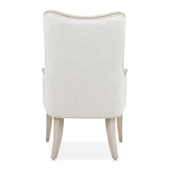 AICO Furniture St. Charles Arm Chair (Set of 2) in Dove Gray - Bargain Furniture (Detroit, MI)