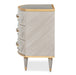 AICO Furniture St.Charles 3 Drawer Nightstand in Dove Gray - Bargain Furniture (Detroit, MI)