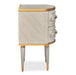 AICO Furniture St.Charles 2 Drawer Nightstand in Dove Gray - Bargain Furniture (Detroit, MI)