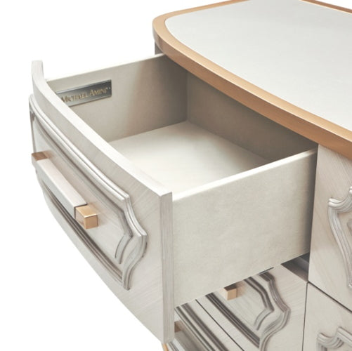 AICO Furniture St.Charles Dresser in Dove Gray - Bargain Furniture (Detroit, MI)