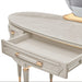 AICO Furniture St.Charles Vanity Desk in Dove Gray - Bargain Furniture (Detroit, MI)