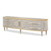 AICO Furniture St.Charles Media Cabinet in Dove Gray - Bargain Furniture (Detroit, MI)