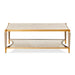 AICO Furniture St.Charles Rectangular Cocktail Table in Dove Gray - Bargain Furniture (Detroit, MI)