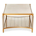 AICO Furniture St.Charles Rectangular Cocktail Table in Dove Gray - Bargain Furniture (Detroit, MI)