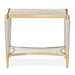 AICO Furniture St.Charles End Table in Dove Gray - Bargain Furniture (Detroit, MI)