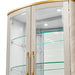 AICO Furniture St. Charles Display Cabinet in Dove Gray - Bargain Furniture (Detroit, MI)