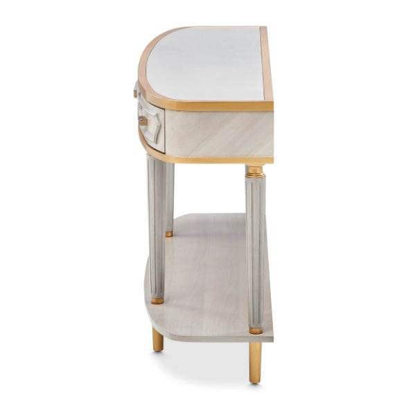 AICO Furniture St.Charles Console Table in Dove Gray - Bargain Furniture (Detroit, MI)