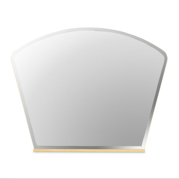 AICO Furniture St.Charles Dresser Mirror in Dove Gray - Bargain Furniture (Detroit, MI)