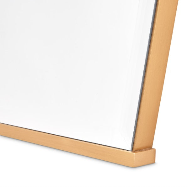 AICO Furniture St.Charles Dresser Mirror in Dove Gray - Bargain Furniture (Detroit, MI)