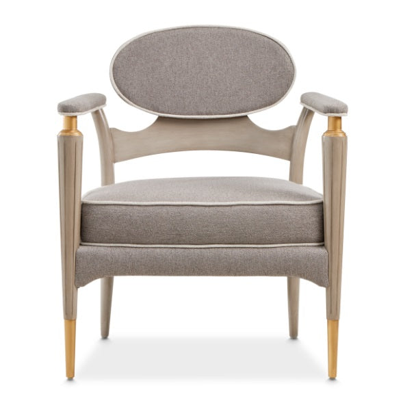 AICO Furniture St.Charles Accent Chair in Dove Gray - Bargain Furniture (Detroit, MI)