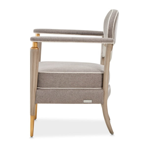 AICO Furniture St.Charles Accent Chair in Dove Gray - Bargain Furniture (Detroit, MI)
