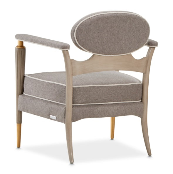 AICO Furniture St.Charles Accent Chair in Dove Gray - Bargain Furniture (Detroit, MI)
