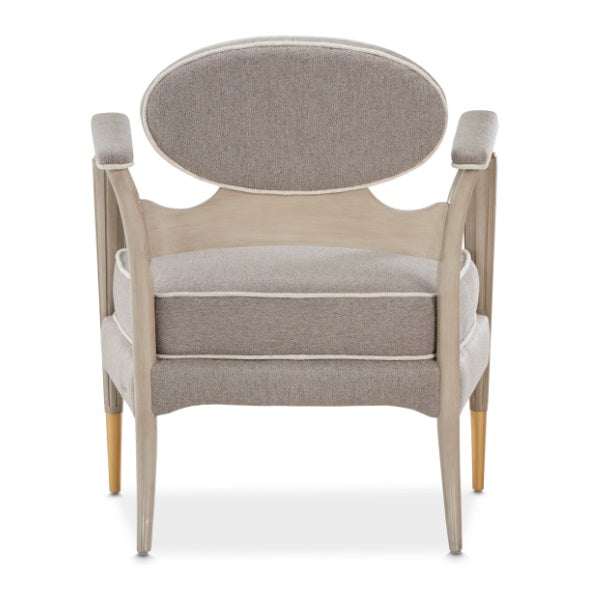 AICO Furniture St.Charles Accent Chair in Dove Gray - Bargain Furniture (Detroit, MI)