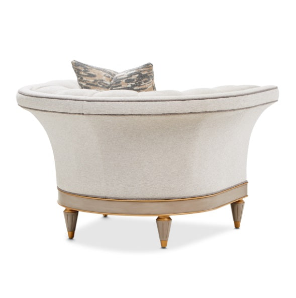 AICO Furniture St.Charles Matching Chair in Dove Gray - Bargain Furniture (Detroit, MI)
