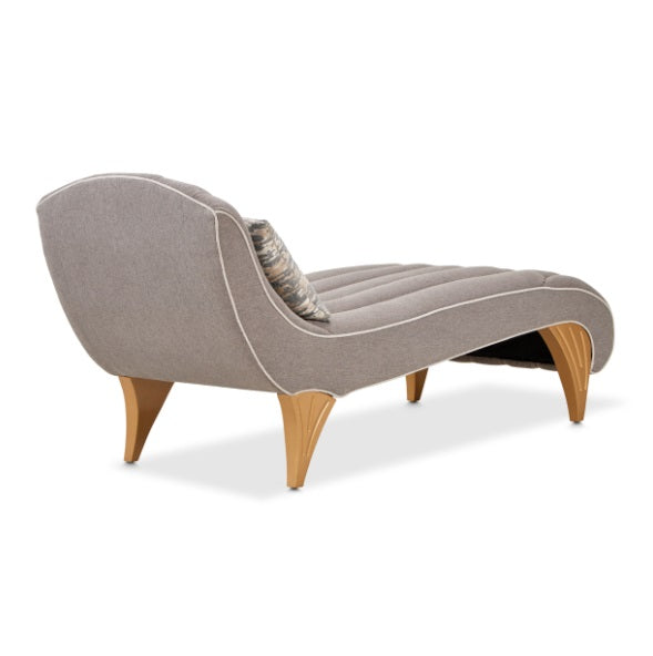 AICO Furniture St.Charles Chaise in Dove Gray - Bargain Furniture (Detroit, MI)