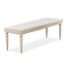 AICO Furniture St.Charles Accent Bench in Dove Gray - Bargain Furniture (Detroit, MI)