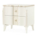 AICO Furniture La Marisia Nightstand in Creamy Pearl - Bargain Furniture (Detroit, MI)
