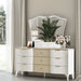AICO Furniture La Marisia Dresser in Creamy Pearl - Bargain Furniture (Detroit, MI)