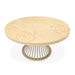 AICO Furniture Camellia Field Round Dining Table in Caramel - Bargain Furniture (Detroit, MI)