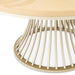 AICO Furniture Camellia Field Round Dining Table in Caramel - Bargain Furniture (Detroit, MI)