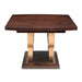 AICO Furniture Camellia Field Rectangular Pedestal Dining Table in Warm Pecan - Bargain Furniture (Detroit, MI)