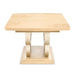 AICO Furniture Camellia Field Rectangular Pedestal Dining Table in Caramel - Bargain Furniture (Detroit, MI)