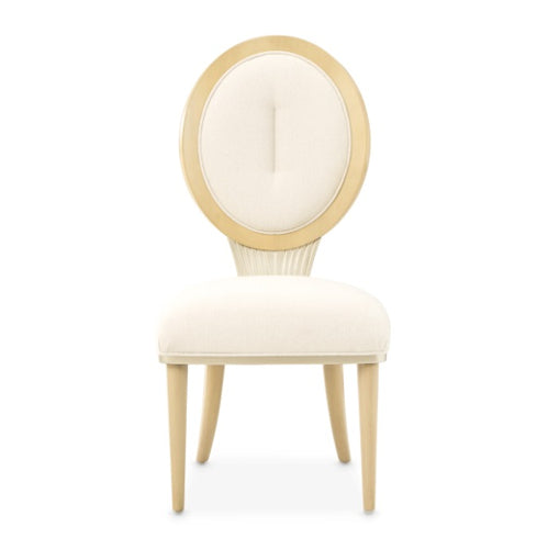AICO Furniture Camellia Field Side Chair (Set of 2) in Caramel - Bargain Furniture (Detroit, MI)