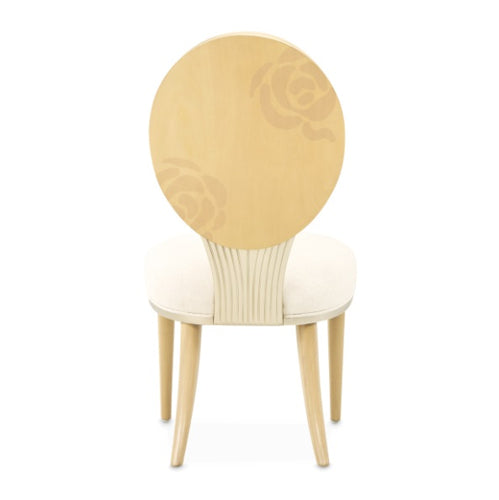 AICO Furniture Camellia Field Side Chair (Set of 2) in Caramel - Bargain Furniture (Detroit, MI)