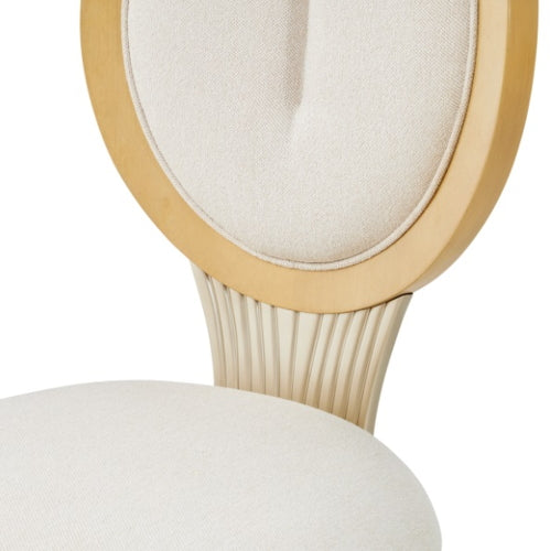 AICO Furniture Camellia Field Side Chair (Set of 2) in Caramel - Bargain Furniture (Detroit, MI)