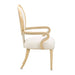 AICO Furniture Camellia Field Arm Chair (Set of 2) in Caramel - Bargain Furniture (Detroit, MI)